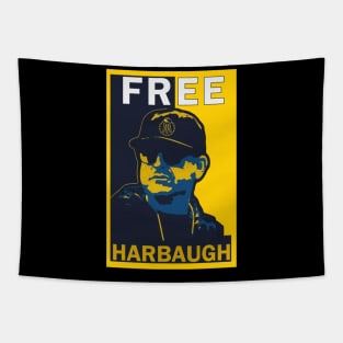 Free harbaugh Tapestry