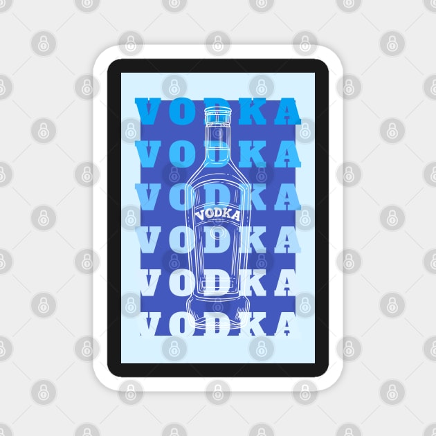 Vodka Magnet by stickersbyjori