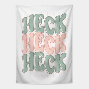 Triple Heck (Mint / Pink) Tapestry