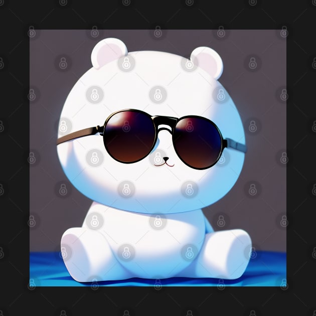 Sunglasses Baby Polar Bear Chilling by BAYFAIRE