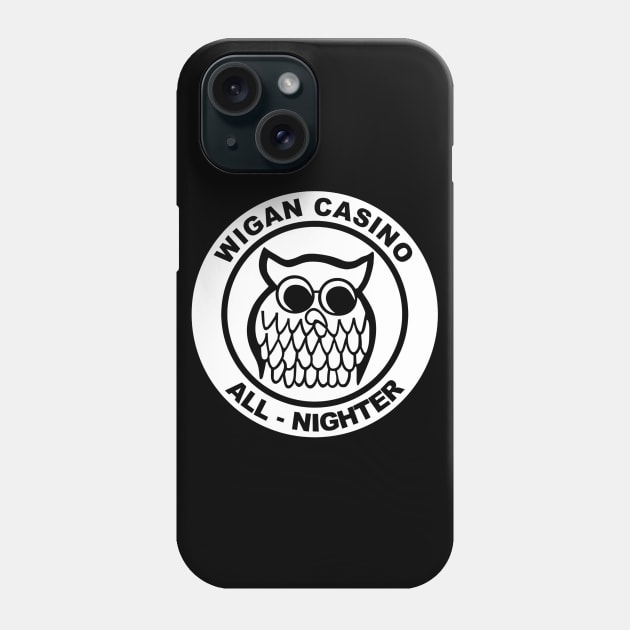 Wigan Casino All Nighter White Phone Case by LeRobrts