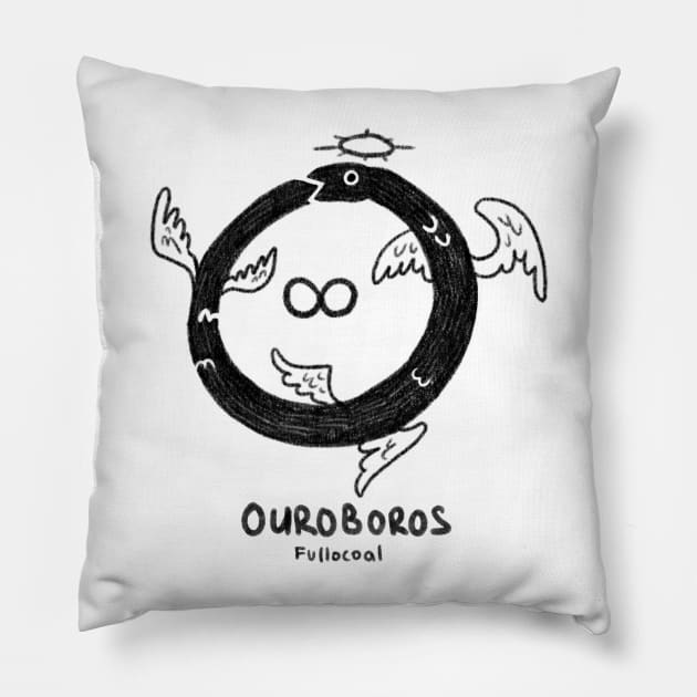 ouroboros Pillow by Fullocoal