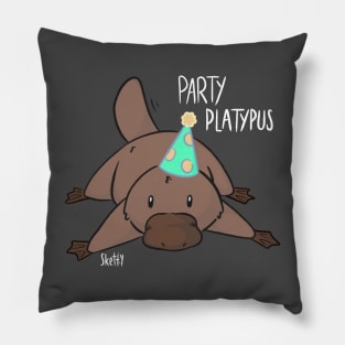 Party Platypus Pillow