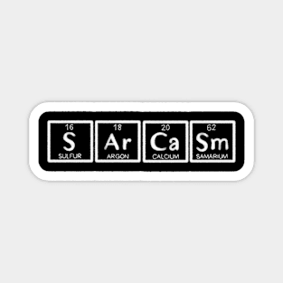 Doodle Sarcasm Elements T-Shirt Magnet