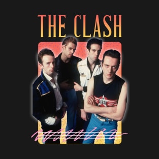 The Clash Retro Aesthetics Fan Art T-Shirt