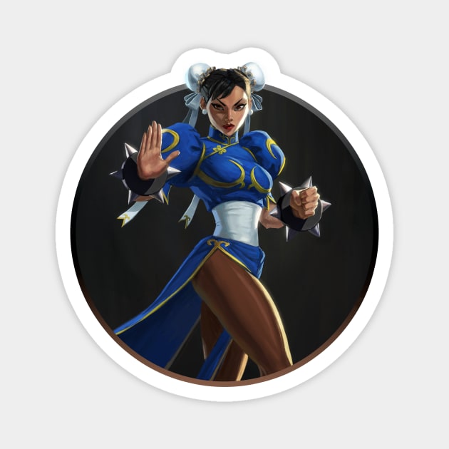 Chun-Li Magnet by nikitanv