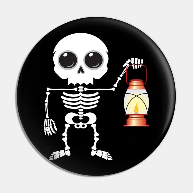 Little Skeleton Pin by Ferrous Frog