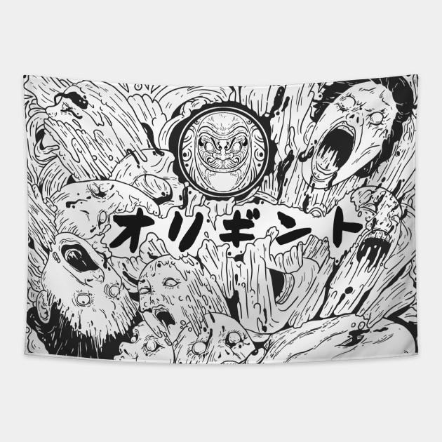 Manga tapestry outlet
