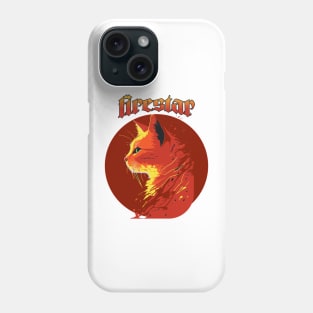 Firestar Warriors Headshot Sticker for Cat Lovers & Warrior Cats Fans - Feline, Kittens, and Cute Pets Art Featuring Adventure Fiction and Mythical Creatures Phone Case