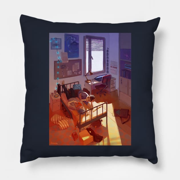 Suga's room Pillow by AlexAdelaida