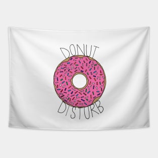 Donut Disturb - White Tapestry