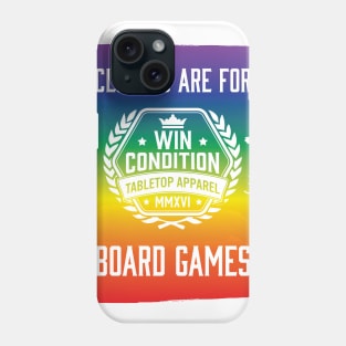 Closets are for Board Games (inverted alt) Phone Case