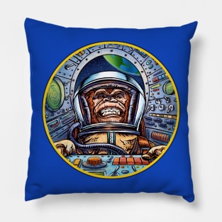 Space Race Monkey Pillow