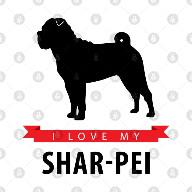 I Love My Shar-Pei by millersye