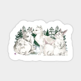 Christmas Winter Tale Magnet