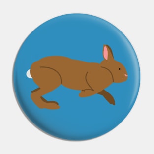 Chocolate Bunny Rabbit for Easter Day and Every Day Pin