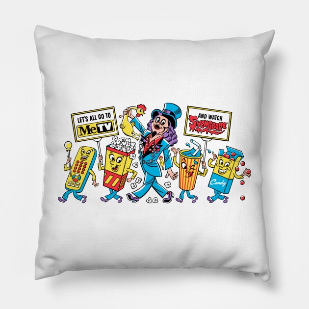 Lets All Go Svengoolie Pillow by CelestialCharmCrafts