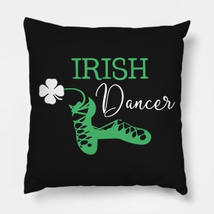 Irish Dancer Shamrock Dancing Pillow