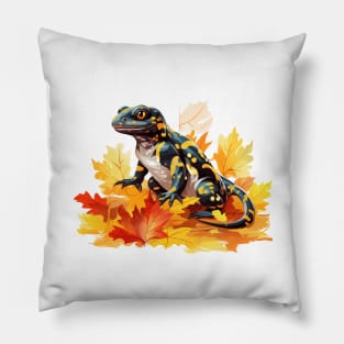 Fire Salamander Pillow