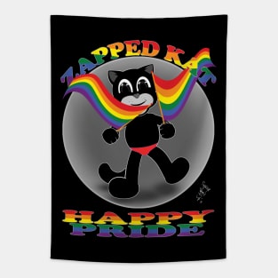Zapped Kat - HAPPY PRIDE by Swoot Tapestry