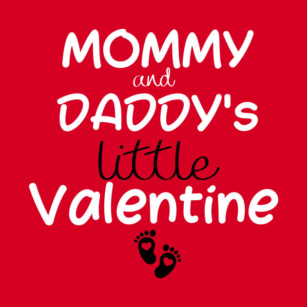 Cute Mommy to be New Mom and Little Valentine Baby Foot Valentines Day Pregnancy T-Shirt by mook design