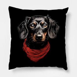 Fancy Dachshund Pillow