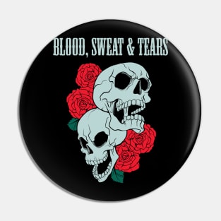 BLOOD SWEAT TEARS BAND Pin