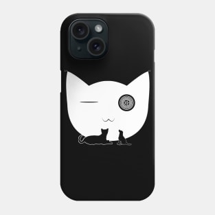 Black & White Catland Phone Case