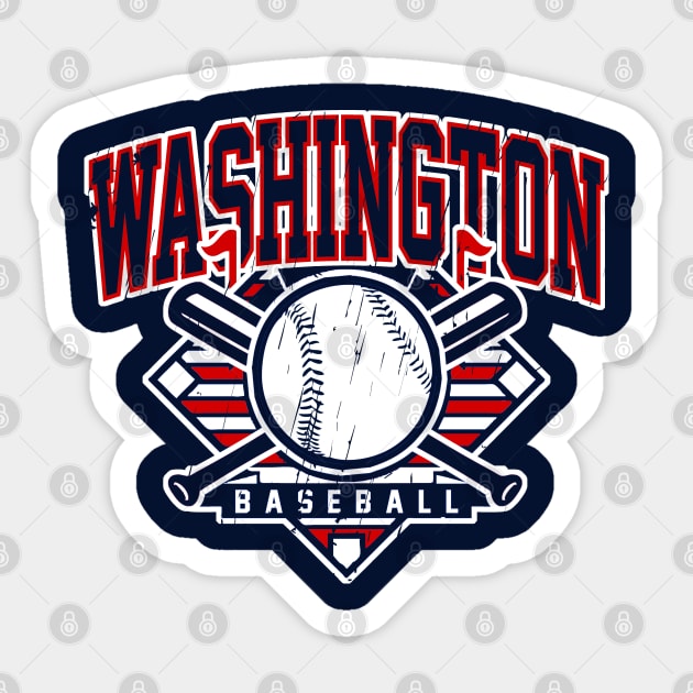 funandgames Vintage Washington Baseball T-Shirt