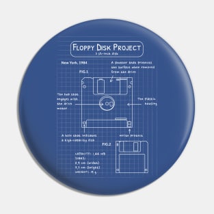 Floppy Disk Project Pin