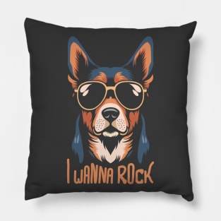 Rock n Roll Dog Pillow