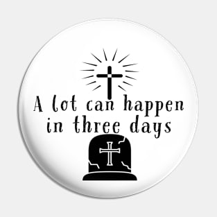 He Is Risen Cool Inspirational Easter Christian Pin