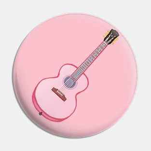 Pink guitar Pin