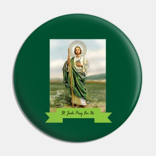 Saint Jude Pray For Us Pin