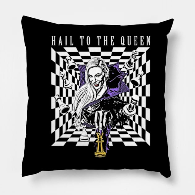 Charlotte Flair Hail To The Queen Pillow by Holman