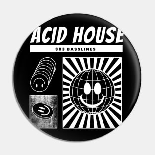 ACID HOUSE  - 303 Basslines Pin