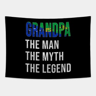 Grand Father Christmas Islanders Grandpa The Man The Myth The Legend - Gift for Christmas Islanders Dad With Roots From  Christmas Island Tapestry