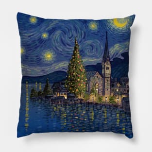 Christmas Lake Pillow