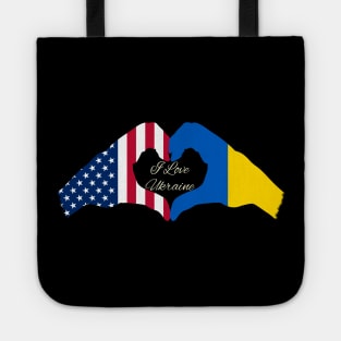 I Love Ukraine, Ukraine Strong American Ukrainian Tote