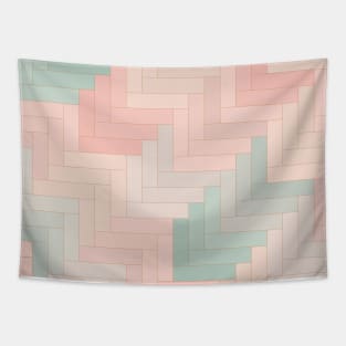 Pastel Chevron I. Tapestry