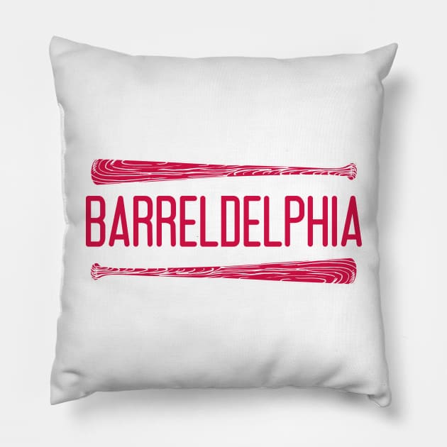 Barreldelphia - White Pillow by KFig21