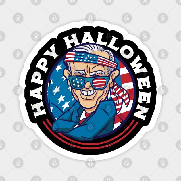 Happy Halloween - Funny Anti Biden Magnet by Emmi Fox Designs