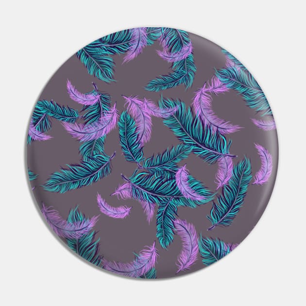 feathers Pin by theerraticmind