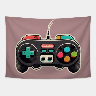 Retro Game Controller Classic Gamer Video Game Button Gaming Tapestry