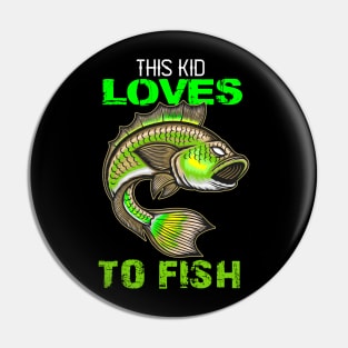 youth,this kid loves to fish Pin