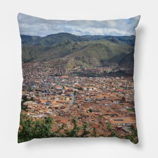 Cusco Peru Andes Mountains Pillow