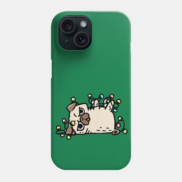 Tis the season to sparkle Dog Phone Case by Walmazan