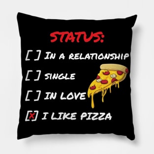 Status: I Like Pizza Pillow