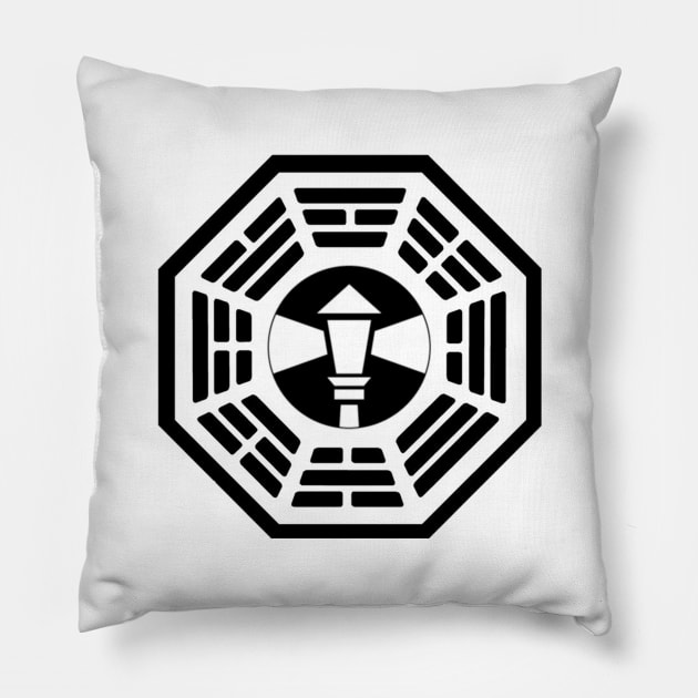 The Dharma Initiative - The Lighthouse Pillow by RobinBegins