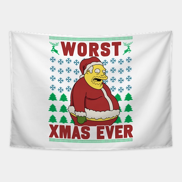 Worst Xmas Ever Tapestry by Juniorilson